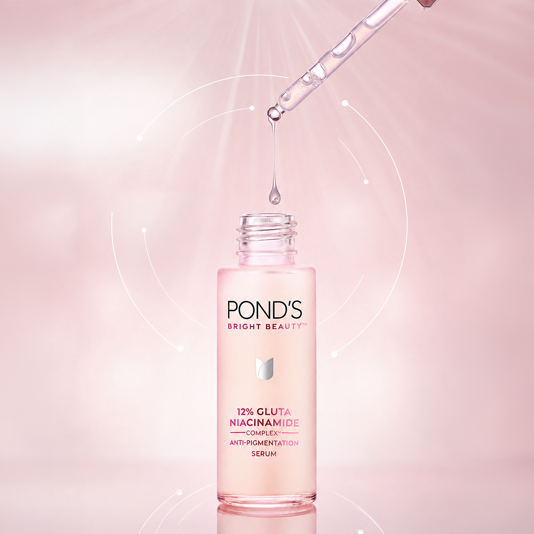 Close-up of the POND'S Bright Miracle Ultimate Brightening Serum with Niasorcinol