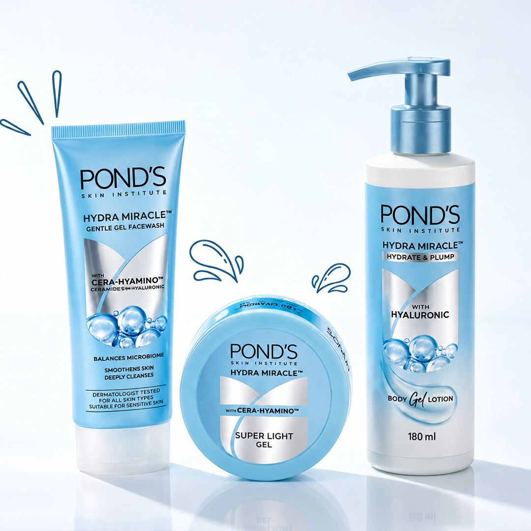 The POND'S Hydra Miracle range.