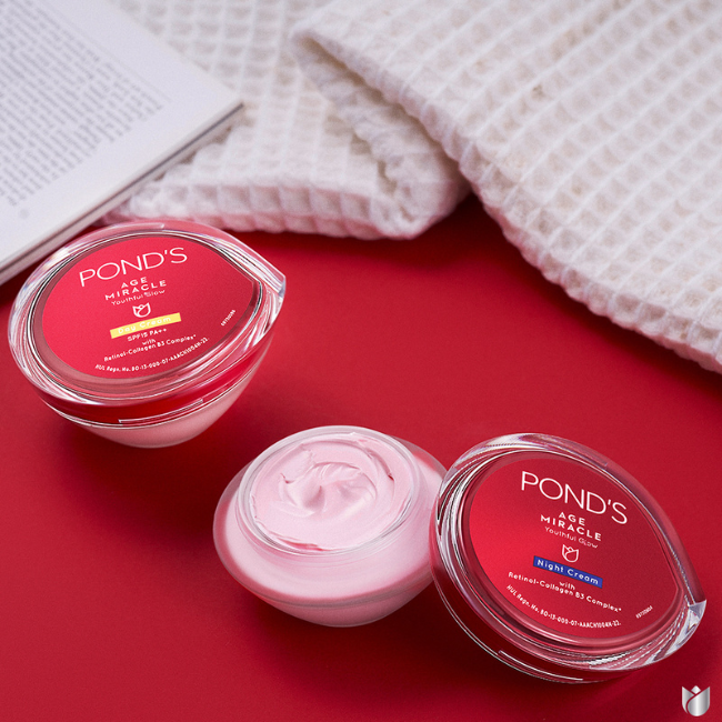 Morning & Night Skincare Regime Using POND'S Age Miracle Range