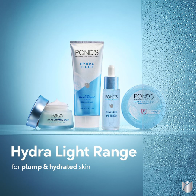 Skincare Routine Using POND'S Hydra Light Range