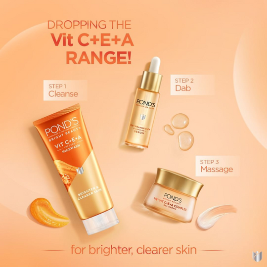 Guide to Brighter & Clearer Skin With Pond's Vitamin C+E+A Skincare Regime