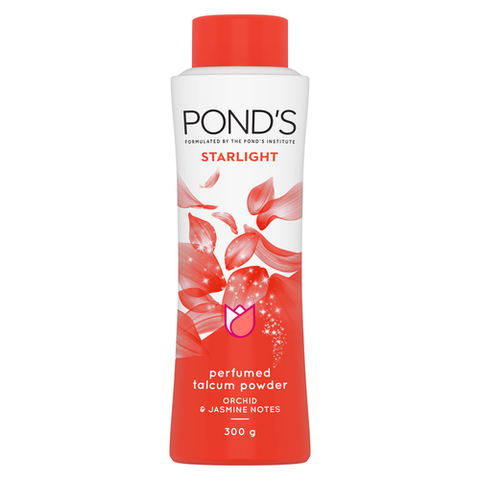 POND'S Starlight Talcum Powder, With Orchid Jasmine Notes, (300gm)