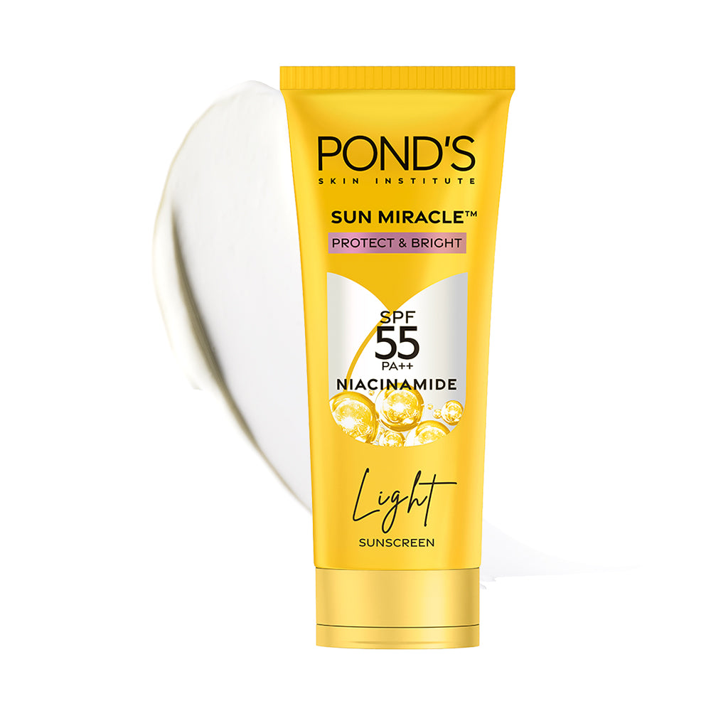 Buy Pond's Sun Miracle SPF 55 PA+++ Light Sunscreen – Pond's India ...