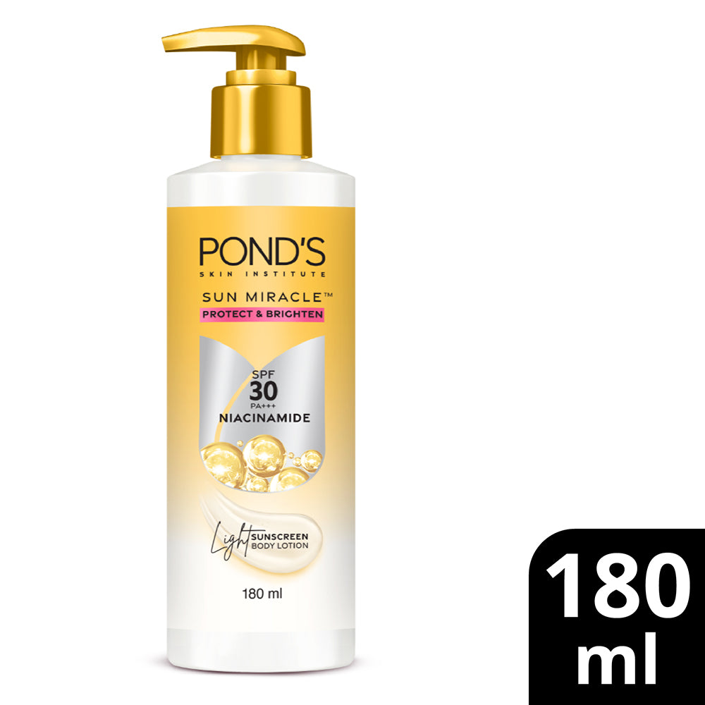 Buy Pond's Sun Miracle SPF 30 PA+++ Sun Mircale Sunscreen Body Lotion ...