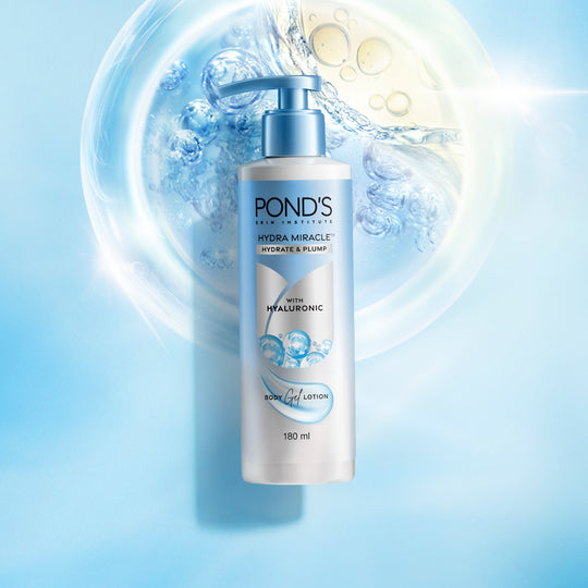 POND'S HYDRA MIRACLE HYALURONIC GEL BODY LOTION - PROTECT & HYDRATE WITH 1% HYA-NIA COMPLEX