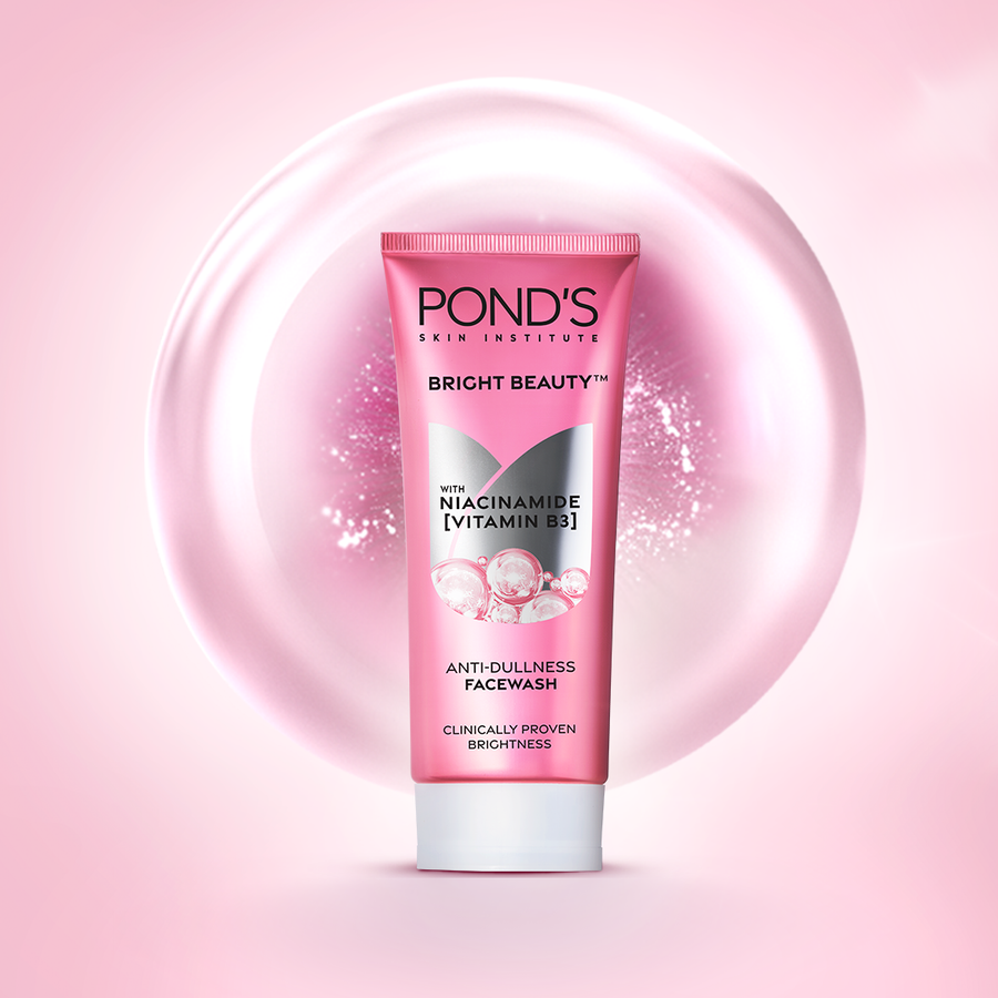 Ponds Bright Beauty Anti-Dullness Facewash with Vitamin B3