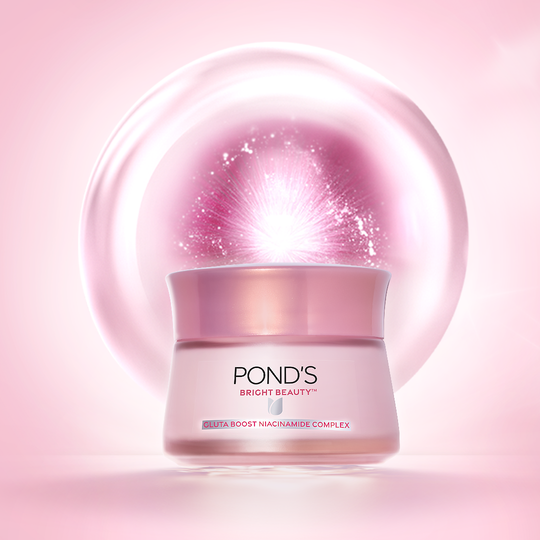 Pond's Bright Beauty Gel Crème with Glutaboost Niacinamide Complex for Fading Dark Spots, 50g