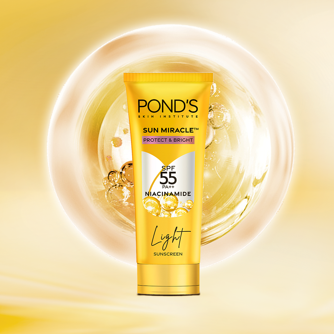 Buy Pond's Sun Miracle SPF 55 PA+++ Light Sunscreen – Pond's India ...